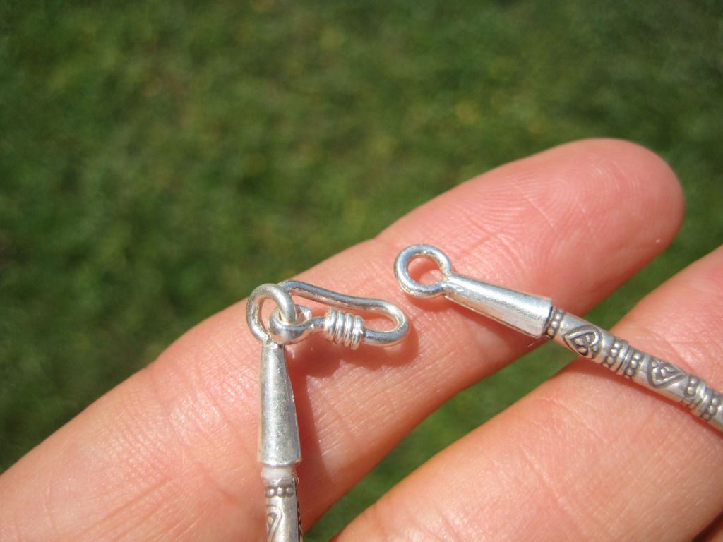 950 to 999 pure Fine Hand Made Karen Silver Hill Tribe Bead