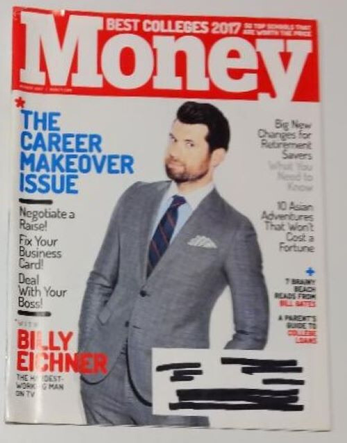 Back Issue of Money Magazine (August 2017) in nearly new condition