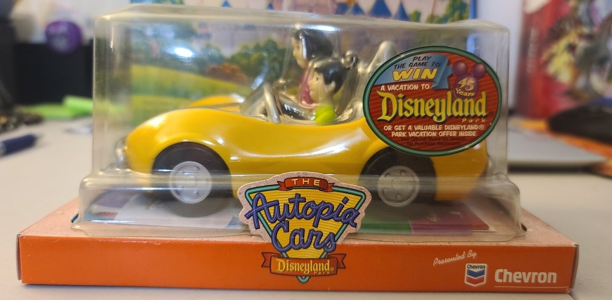 2000 Chevron Cars Classic Disneyland Autopia Yellow Automobile