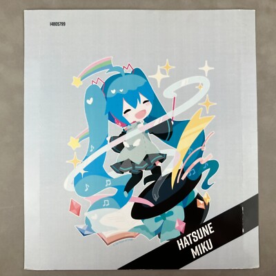 Vocaloid Chibi Hatsune Miku Light Blue Hot Topic T-Shirt Store Display Poster