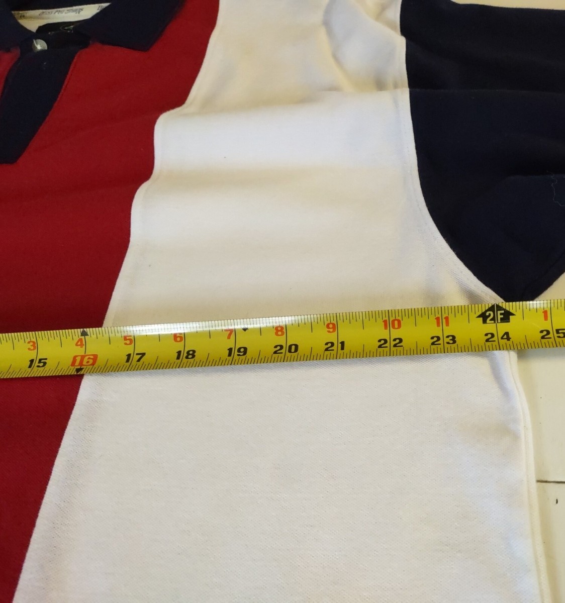 Bass Pro Shops shirt men's XL short sleeve Red White Blue Polo American flag View 3