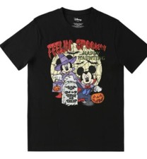 Mickey Mouse Halloween Unisex Tshirt All Sizes: Small
