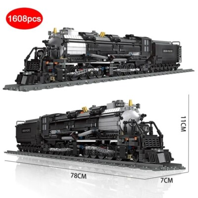 #ad Technical Steam Locomotive The Union Pacific Big Boy Model Building Blocks City AU $155.00