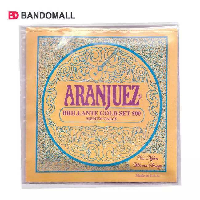 Aranjuez classical guitar strings Brillante Gold set Medium Gauge