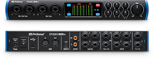 PreSonus Studio 1810c Versatile USB Audio Interface w/Preamps