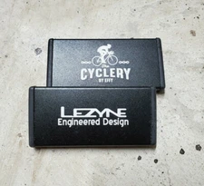 Lezyne Metal Patch Kit - Black or Red: 'Exclusive Cyclery logo' (2-PACK)