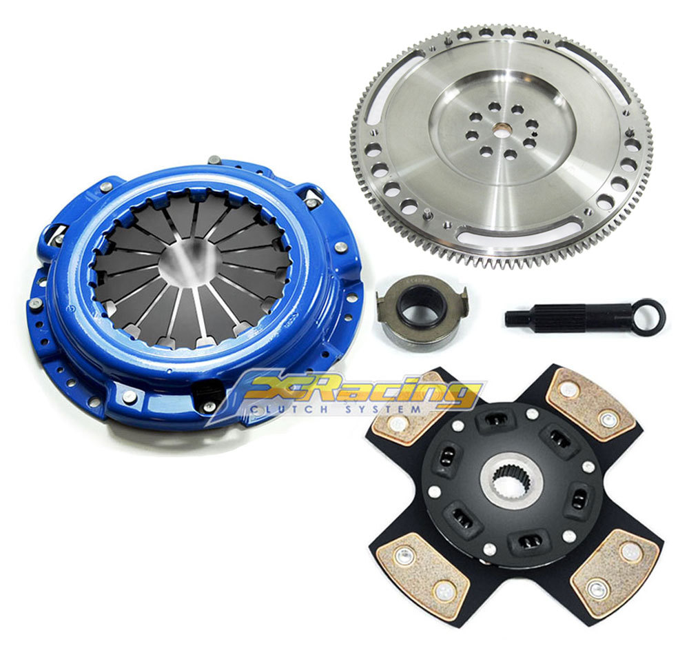 FX STAGE 3 CLUTCH KIT 4-PUCK+CHROMOLY FLYWHEEL HONDA F22A F22B1 F23A H22A H23A