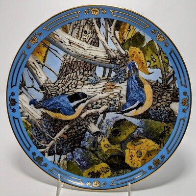 Autumn Masquerade By Derk Hansen Collector Plate #66617 (1991) Danbury Mint