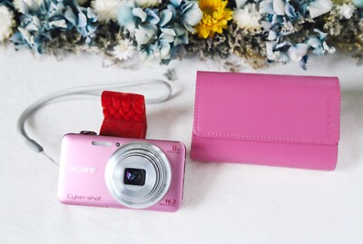  Sony Cyber-Shot DSC-WX60 Pink SteadyShot 16MP Digitalkamera nur Japanisch