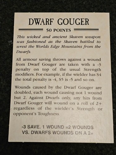 GW English Warhammer Fantasy Battle Magic Deck Card Red Weapon "Only" - Bild 47 von 59