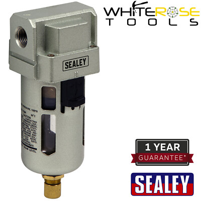 Sealey Luftfilter Max Airflow 53cfm Luftwerkzeug Werkstatt Garage 1/4'' BSP