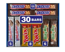 Mars Chocolate Candy Bars, Variety Pack, Full Size, 30 pk. - FREE shipping