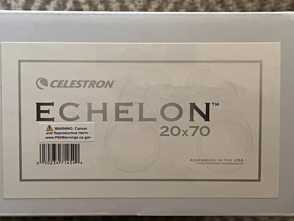 New Celestron Echelon binoculars 20x70 manufacture # 71454 + tripod adapter - Image 4 of 4