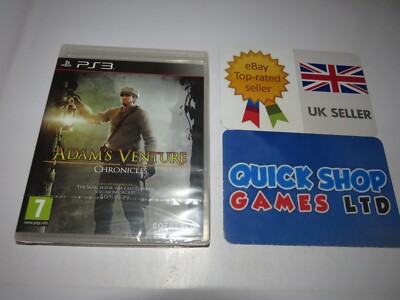 Adams Venture Chronicles PS3 Neu Sealed UK Tracked Post
