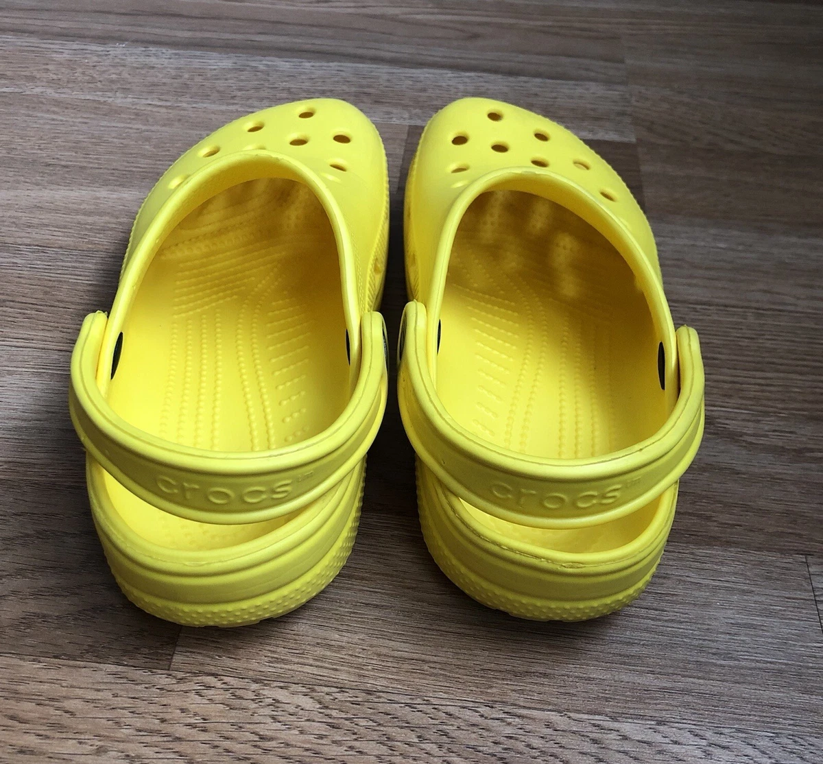 Yellow crocs size sales 5