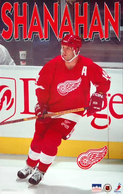 BRENDAN SHANAHAN Detroit Red Wings 1997 VIntage NHL Hockey