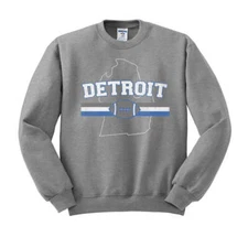 Detroit Sports Crewneck Sweatshirt Unisex
