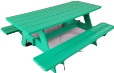 Picnic Table Model Prop Kit 1/10 Scale Action Figure Diorama Dollhouse Accessory