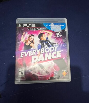 PS3: Everybody Dance Sony Playstation Move, Blu-Ray, 40 Hit Songs!