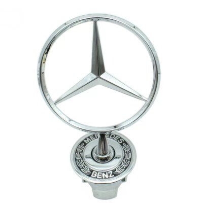 Schwarz Emblem Star Bonnet Logo fit for Mercedes-Benz W202 W203 W210 W211 DE