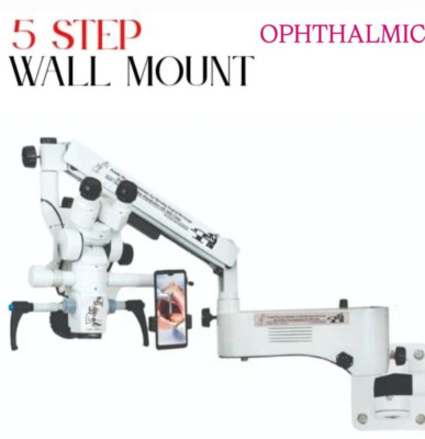 5X Wall Mount 5 Step Magnifications Tiltable Dental Surgical Microscope