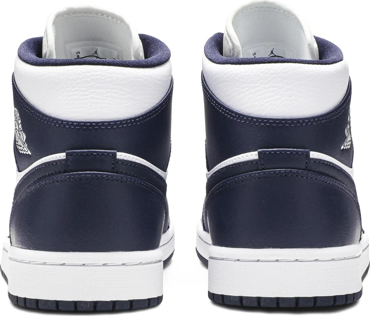 New In Box Air Jordan 1 Mid Show Size M 11 / W 12.5 - Obsidian 2019 Air Jordan 1 Mid “Obsidian Sanded Purple” Size 9.5M  main image 2