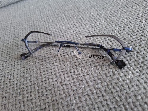 JF Rey Eyeglasses Frame Model JF2854 Color 0320 Black & Blue 53-18 - 第 7/7 張圖片
