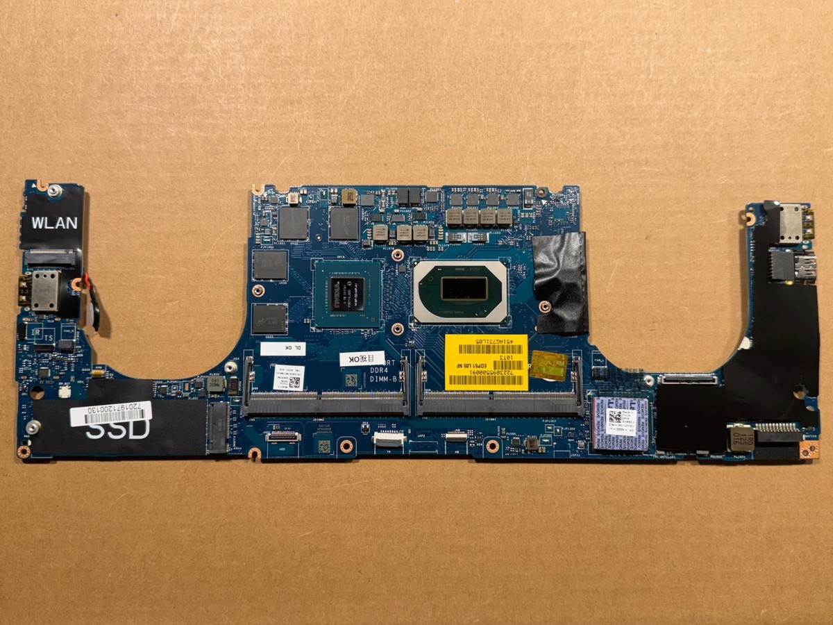 DELL XPS15 7590 マザーボードi9-9980HK GTX1650 NEW Dell XPS 15 7590 Motherboard Intel i9-9980HK nVidia GTX1650