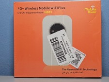 4G Wireless Mobile Router WiFi Plus LTE CAT 4 Super Software H803-New Sealed 