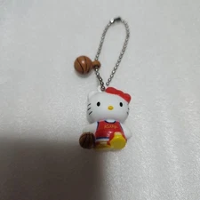 Hello Kitty Basketball Keychain Retro