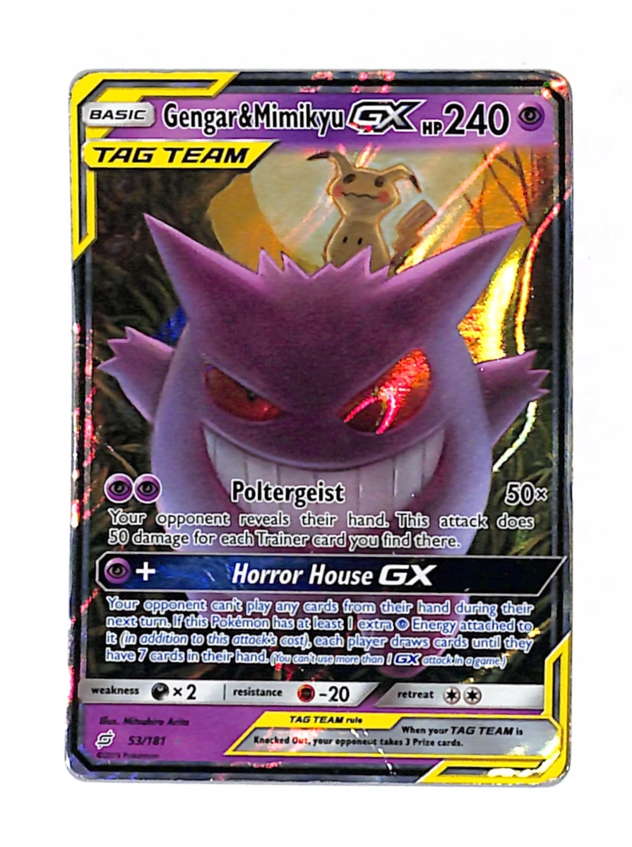 Gengar & Mimikyu GX 53/181 Sm-Team Up for sale | eBay
