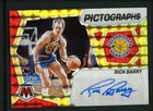 2023 Panini Mosaic Basketball Gold Rick Barry #PM-BAR PSA 8