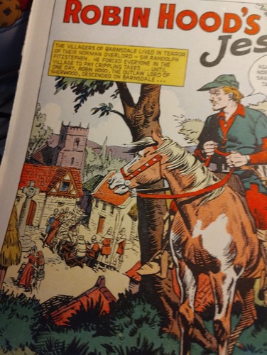 Sk185 Ephemera 1959 Comic Strip Story Robin Hood's Jest
