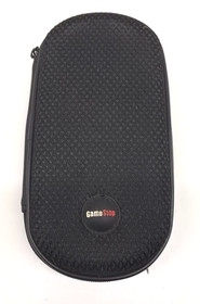 GameStop PSP PlayStation Portable UMD Carrying Case Soft Shell Storage Black Red