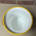 Vintage MCM Ice Bucket Georges Briard Canary Yellow With Lid — photo 4