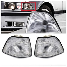Blinker Frontblinker Set Wei� f�r 3er BMW E36 Limo Touring Compact