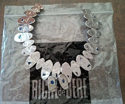Biche de Bère rare parure collier et paire de clips d'oreille. - Photo 1/4