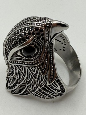Thomas Sabo Style Sterling Silver Bird Hawk Head Ring 