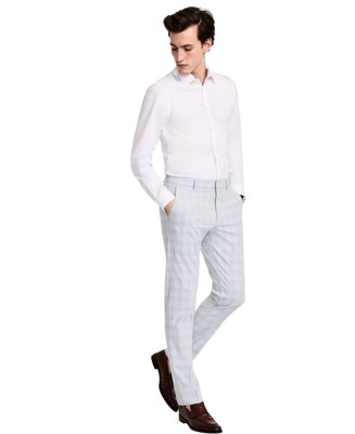 Tommy Hilfiger Mens Modern fit Dress Pants 40 / 32 Light Grey Blue