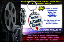 ASSMAN - Cosmo Kramer from Seinfeld Now a Glass Dome Key Chain Free Post