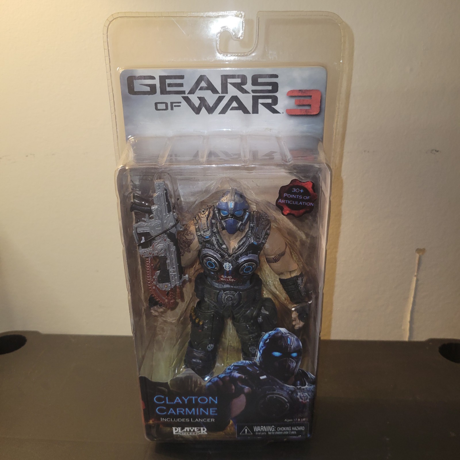 NEW CLAYTON CARMINE NECA GEARS OF WAR 3 PLAYER SELECT GAME ACTION