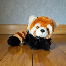 Wild Republic Ring Tailed Red Panda Soft Stuffed Plush Bean Bag Bottom Free Ship