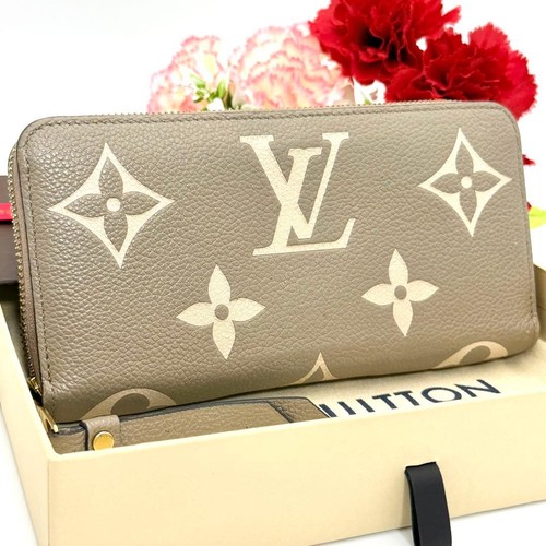 Louis Vuitton Empreinte Zippy Wallet Gold Bicolor Long Wallet Japan 0614000