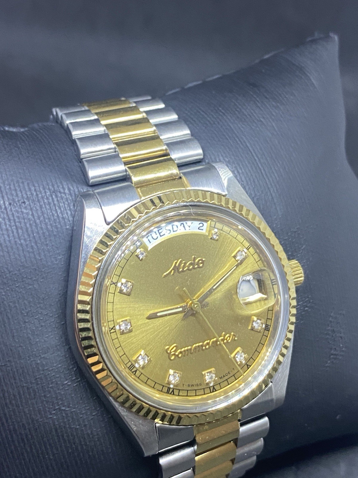 Mido Commander Automatic Day/Date Watch Serviced - image 2