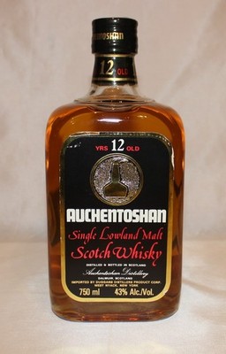 Auchentoshan 12 years old Square bottle US Bottling Single Unblended Malt