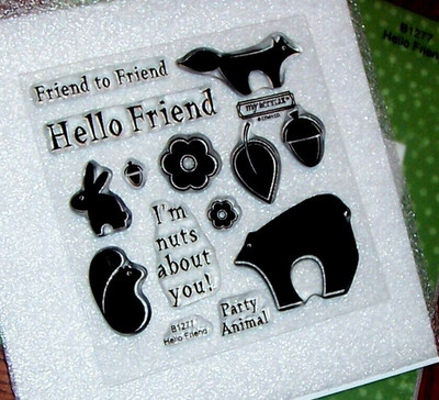 CTMH B1277 HELLO FRIEND ~ BEAR, FOX, I'm nuts about you!, SQUIRREL, BUNNY