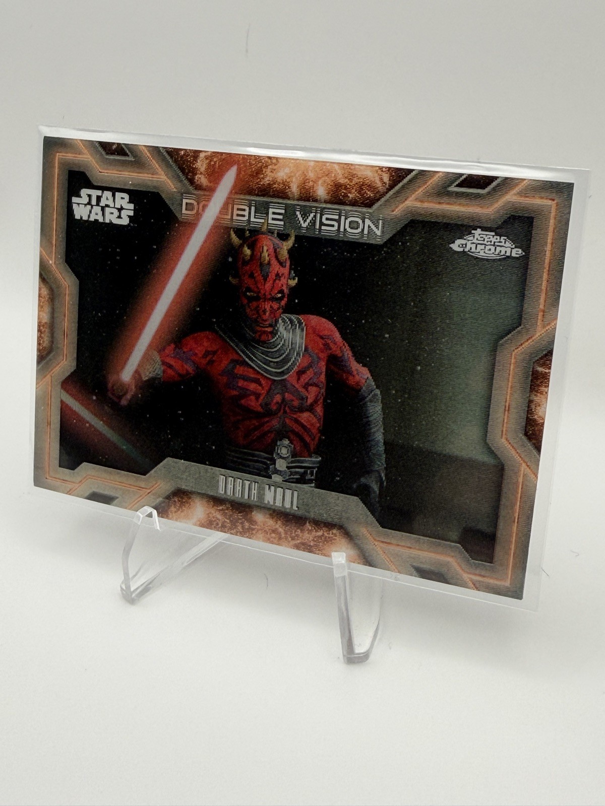 Topps Chrome Star Wars 2025 Darth Maul Double Vision DV-17 Case Hit SP