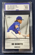2018 Leaf Rookies - 2016 Draft Throwback Bo Bichette #DS-30 (RC)