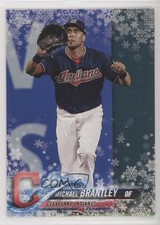 2018 Topps Holiday WalMart Mega Box Metallic Snowflake Michael Brantley 1c7