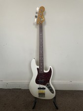 Squier Classic Vibe '60s Jazz Bass Guitar, Olympic White, Rare 2008Made in China